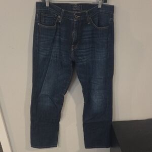 Lucky Brand Men's Dark Blue Straight Jeans